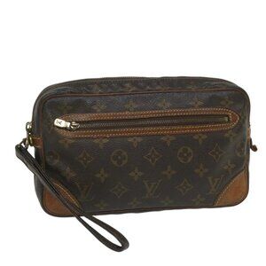 LOUIS VUITTON Monogram Marly Dragonne GM Clutch Bag